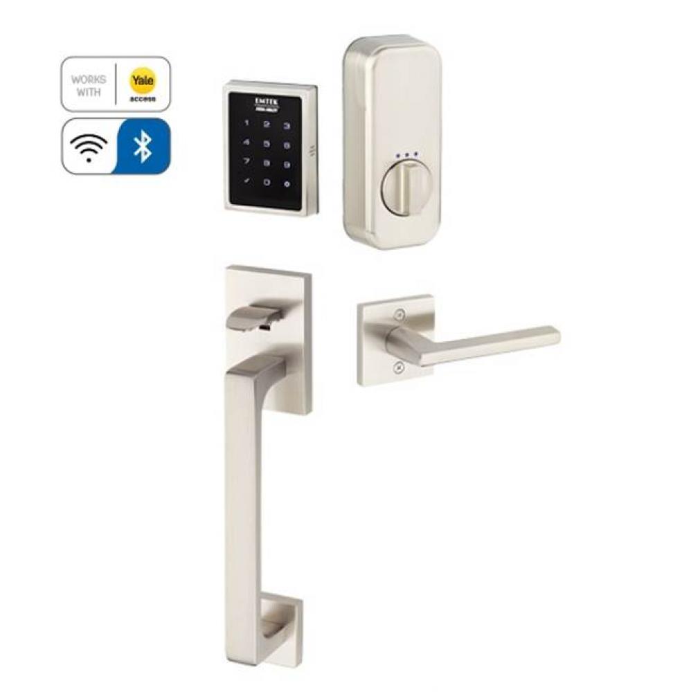 Electronic EMPowered Motorized Touchscreen Keypad Smart Lock Entry Set with Baden Grip - works wit