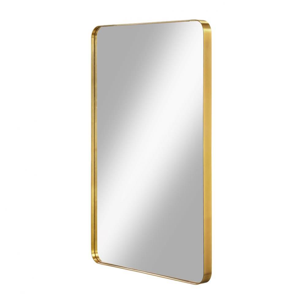 Reflections 24'' Metal Frame Mirror - Brass