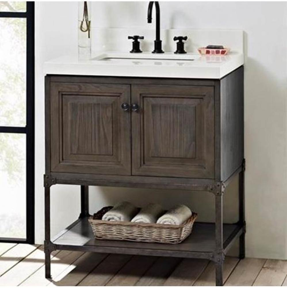 Toledo 30'' Vanity - Door - Driftwood Gray