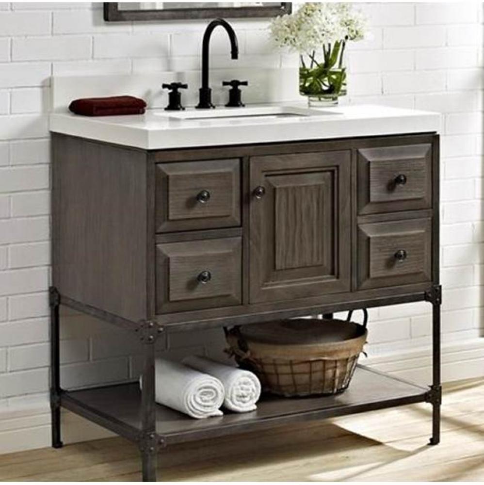 Toledo 36'' Vanity - Door - Driftwood Gray