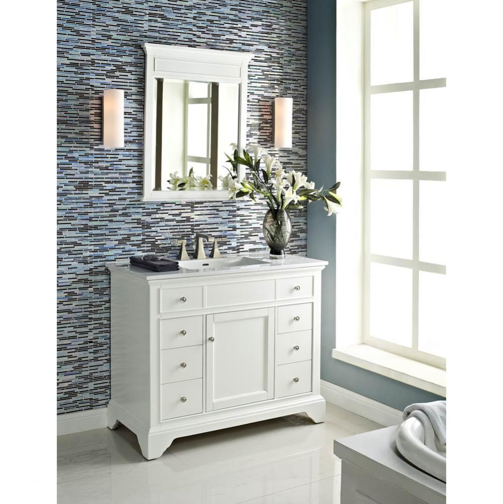 Framingham 42'' Vanity - Polar White