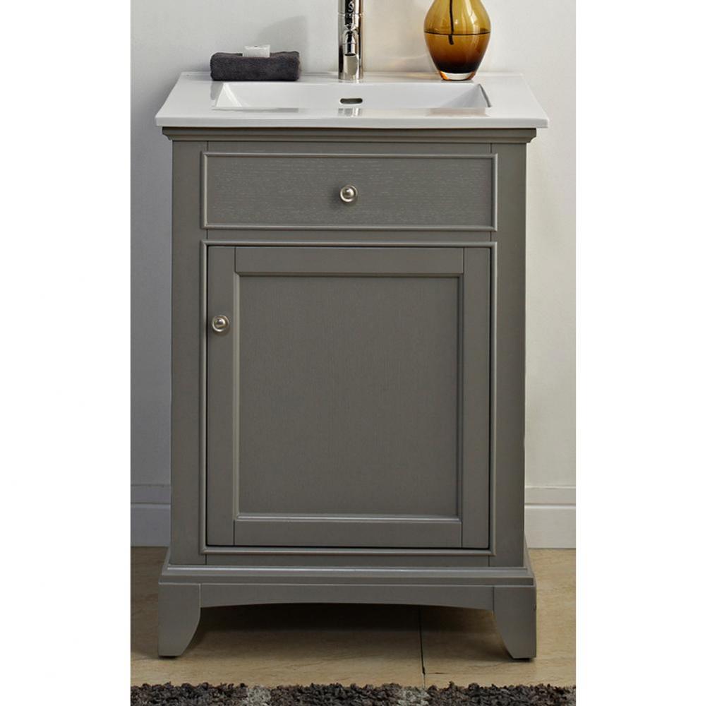 Smithfield 24'' Vanity - Medium Gray