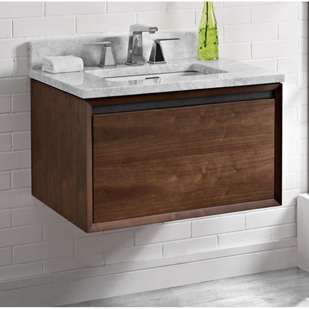 M4 30'' Wall Mount Vanity - Natural Walnut