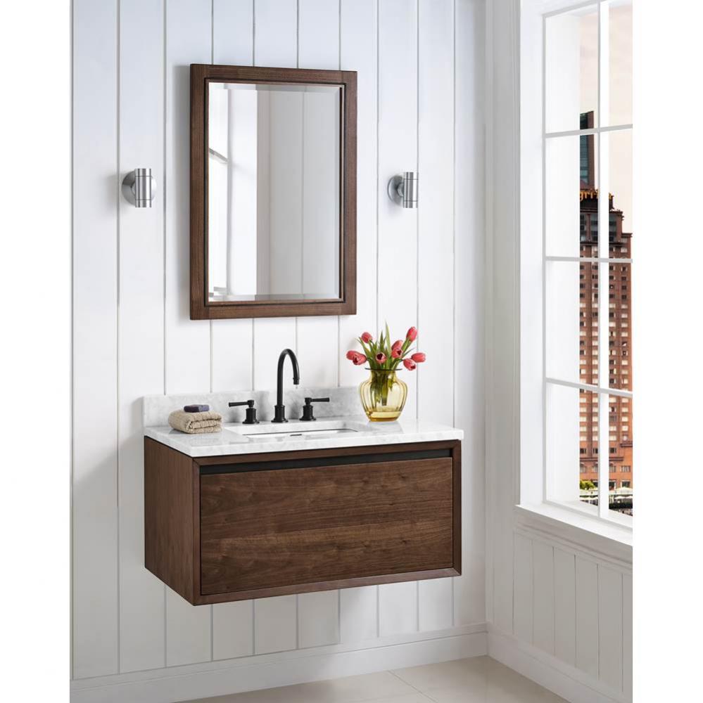 M4 36'' Wall Mount Vanity - Natural Walnut