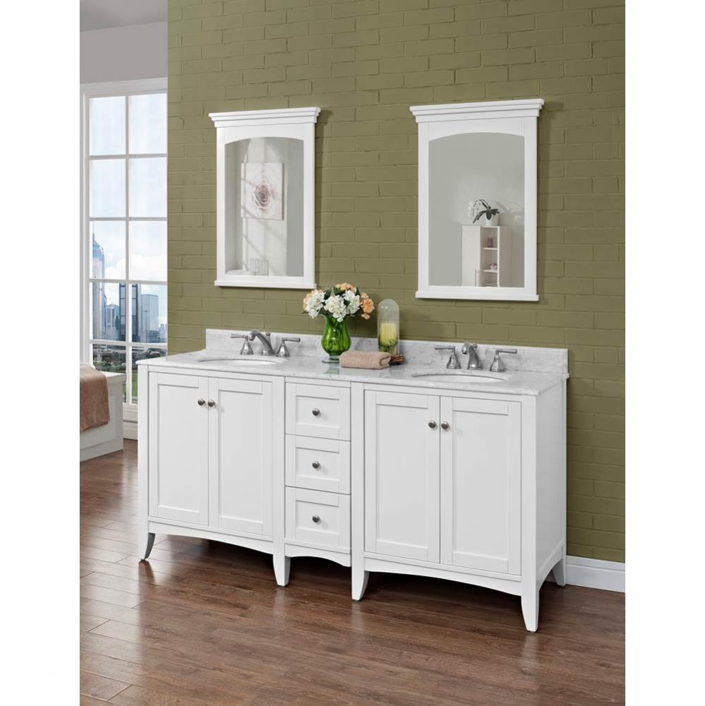 Shaker Americana 30'' Vanity - Polar White