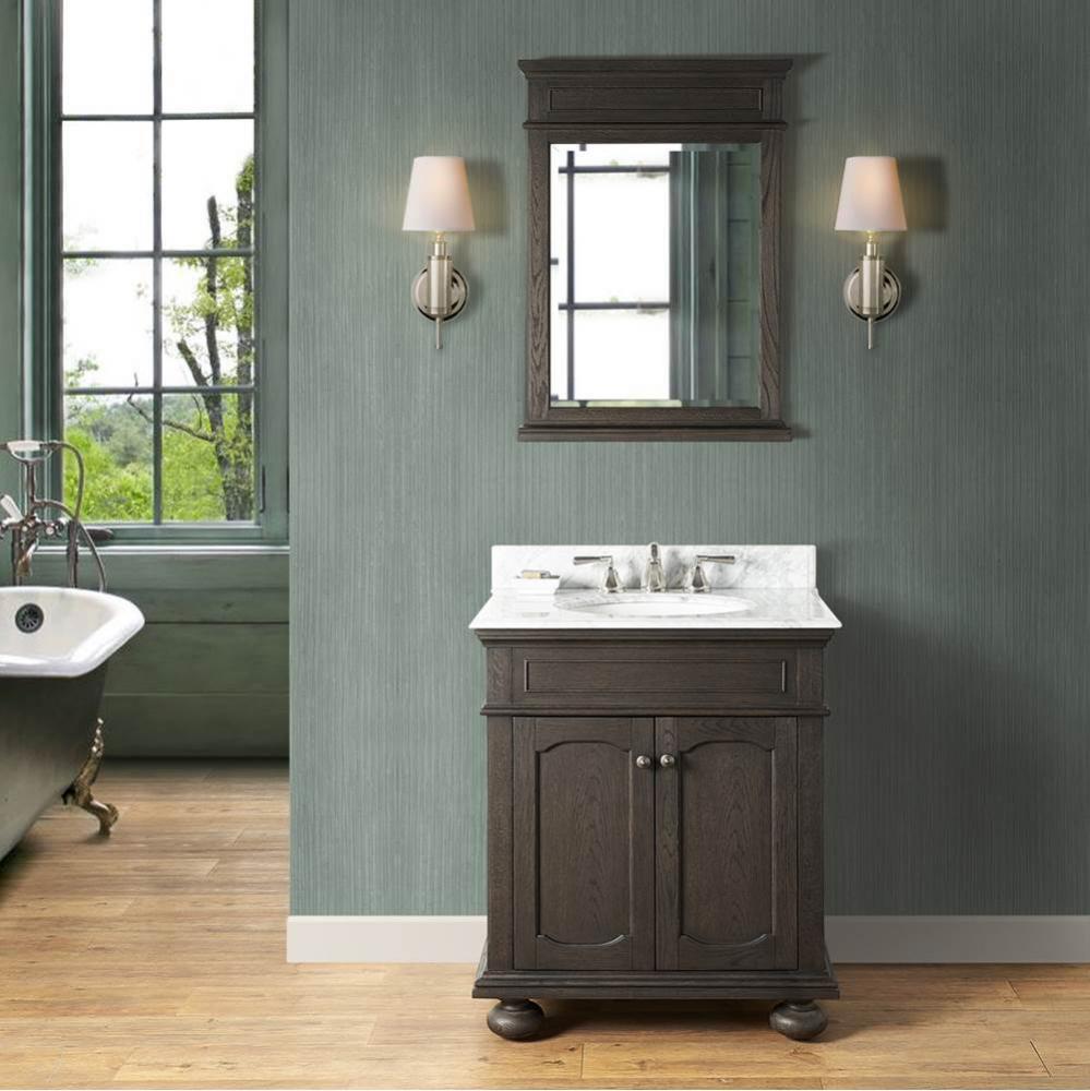 Oakhurst 30'' Vanity In Burnt Chocolate