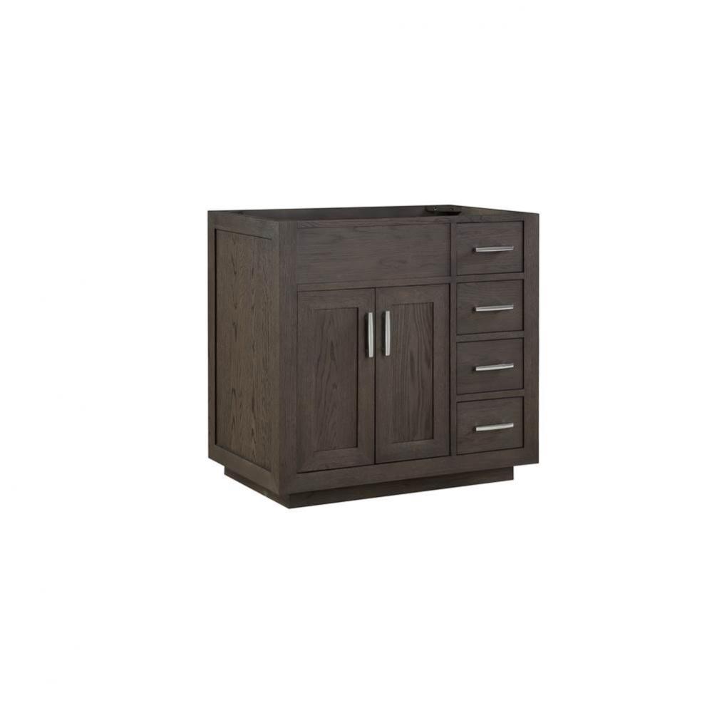 Brookings 36'' Vanity Drawer-right - Burnt Chocolate