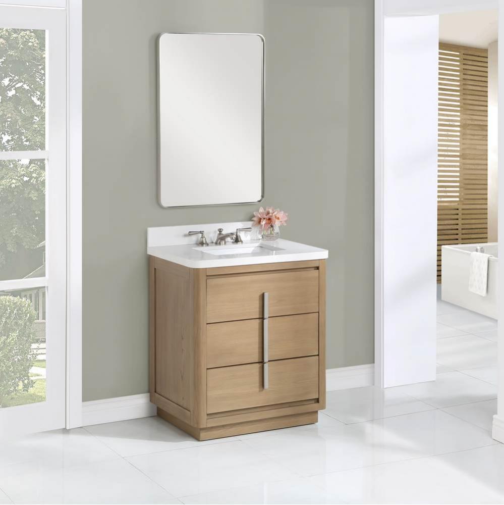 Design Studio 30'' Vanity, Top & Sink Set - Fossil Beige