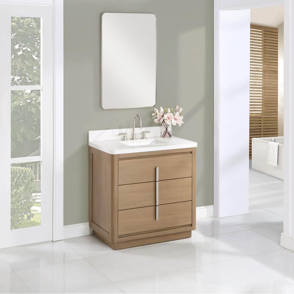 Design Studio 36'' Vanity, Top & Sink Set - Fossil Beige