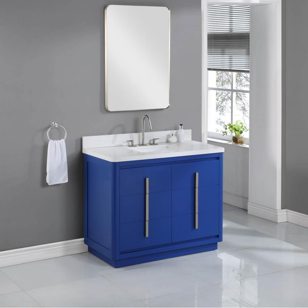 Design Studio 42'' Vanity, Top & Sink Set - Classic Blue