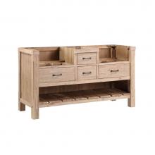 Fairmont Designs 1507-FV60D - Napa 60'' Double Bowl Farmhouse Vanity - Sonoma Sand