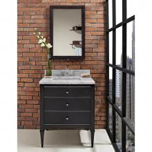 Fairmont Designs 1511-V30 - Charlottesville w/Nickel 30'' Vanity - Vintage Black