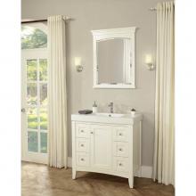 Fairmont Designs 1512-V3618 - Shaker Americana 36x18'' Vanity - Polar White