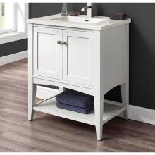 Fairmont Designs 1512-VH30 - Shaker Americana 30'' Open Shelf Vanity - Polar White