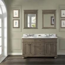 Fairmont Designs 1535-V6021D - Oakhurst 60'' Double Bowl Vanity In Antique Grey