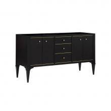 Fairmont Designs 1539-V6021DA - Charlottesville w/Brass 60'' Double Bowl Vanity - Vintage Black