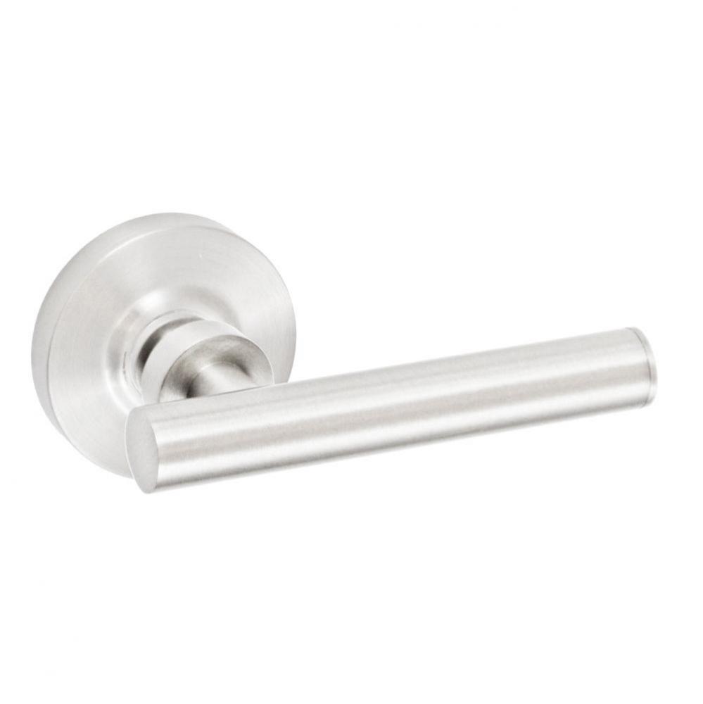 South Beach Lever with Contemporary Rose Dummy Single in Brushed Nickel - Right