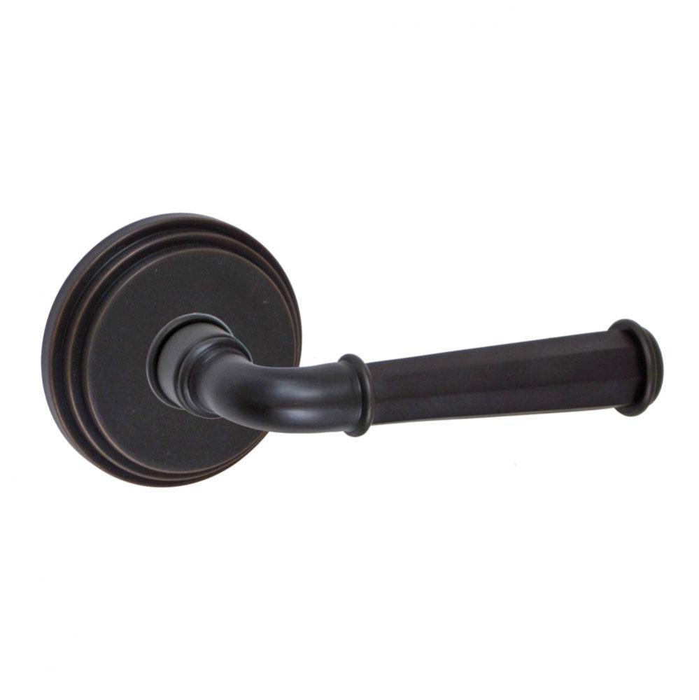 St Charles Lever with Stepped  Rose Dummy Single in Oil Rubbed Bronze - Right