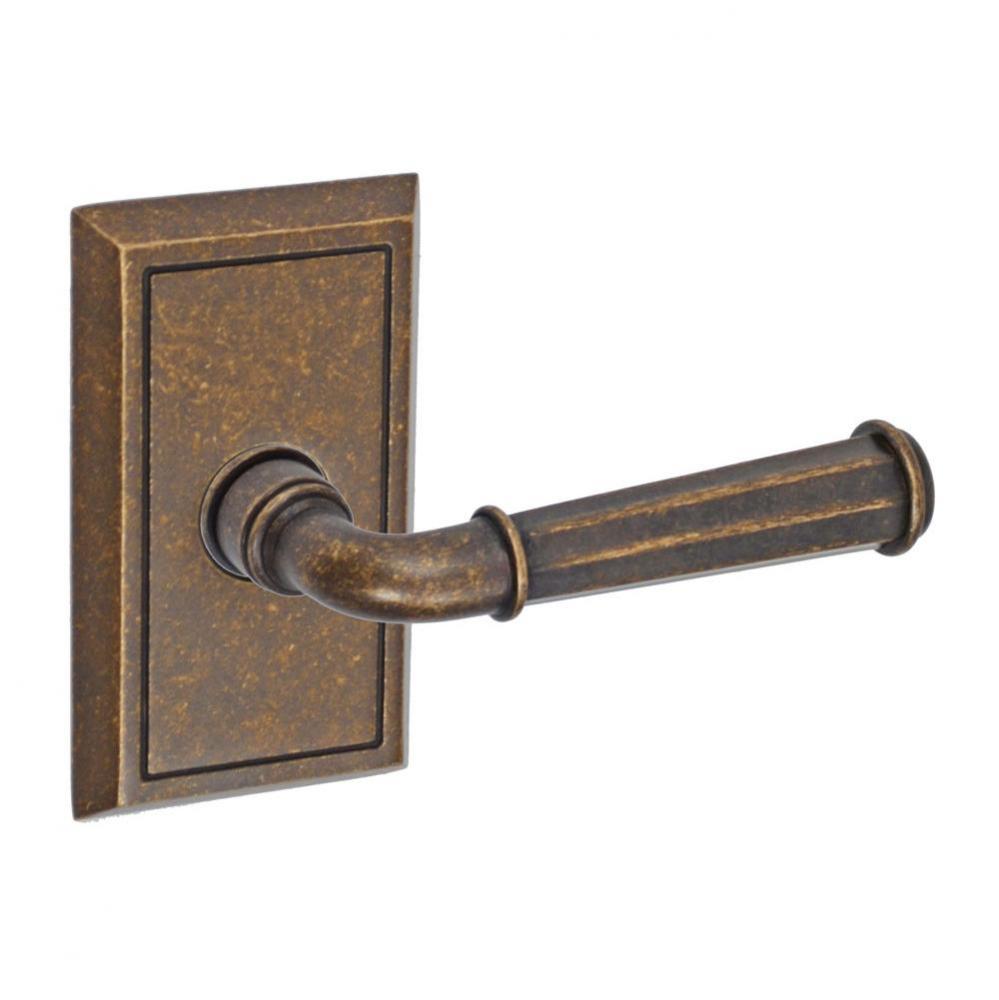 St Charles Lever with Shaker Rose Dummy Single in Medium Bronze - Right