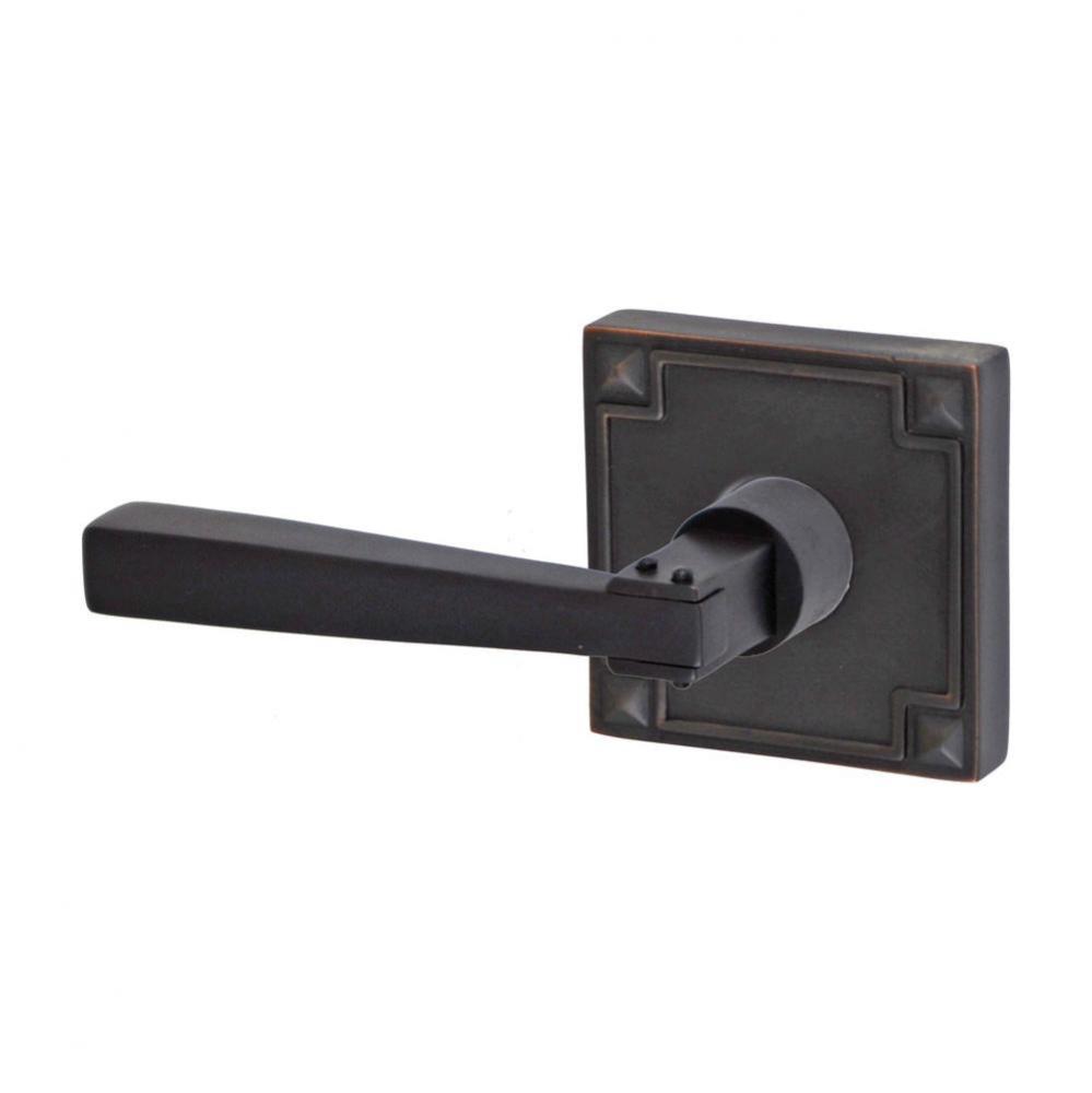 Sonoma Lever with Sonoma Rose Dummy Single in Oil Rubbed Bronze - Left