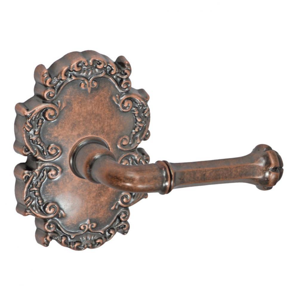 Tuscan Lever with Victorian Rose Dummy Single  - Right