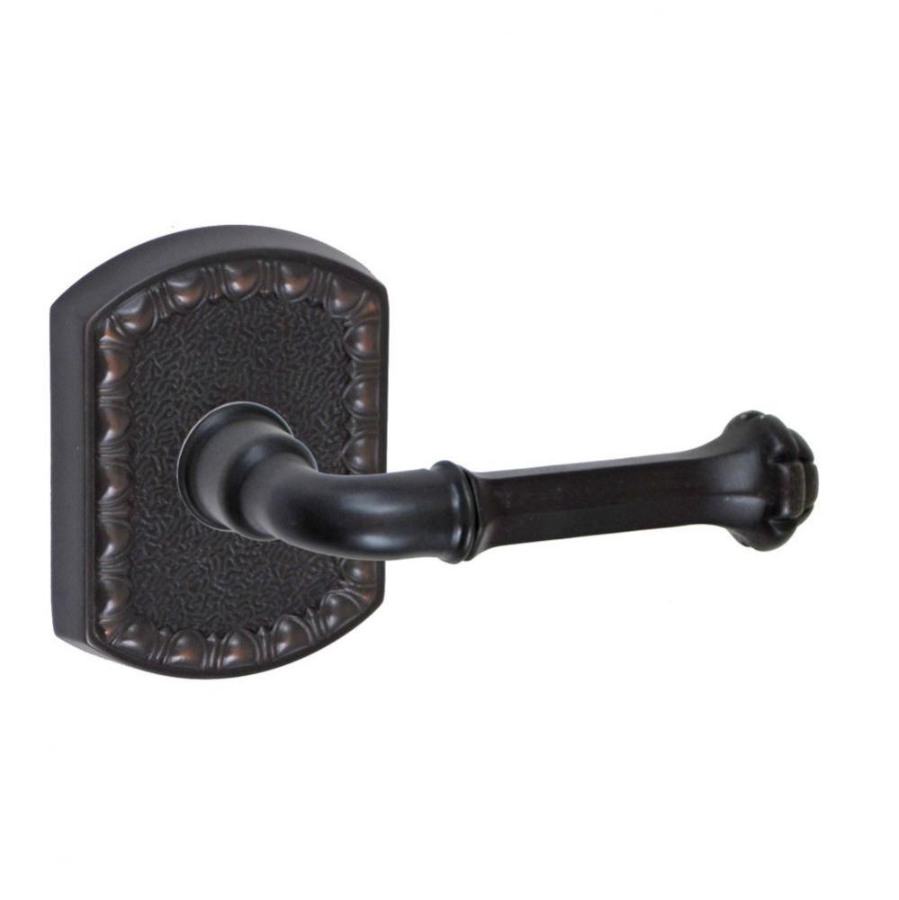 Tuscan Lever with Olde World Rose Dummy Single in Oil Rubbed Bronze - Right