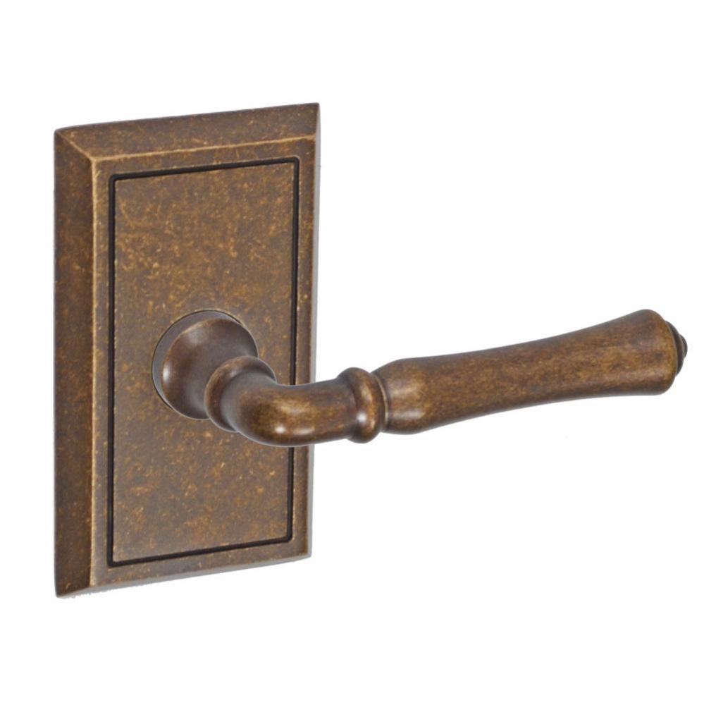 Cape Anne Lever with Shaker Rose Dummy Single in Medium Bronze - Right