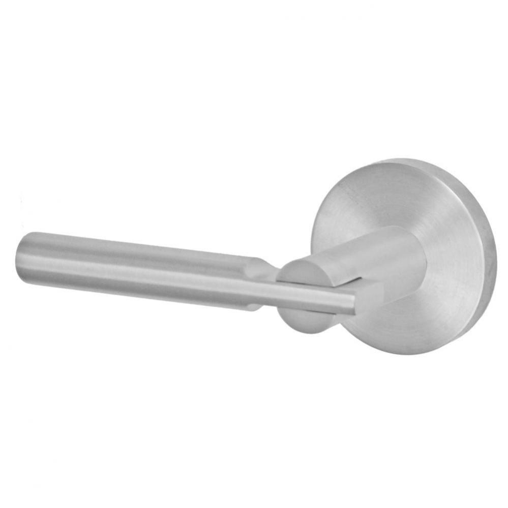 3040 - Stainless Steel Lever with Contemporary Rose Dummy Single in Brushed Stainless Steel -