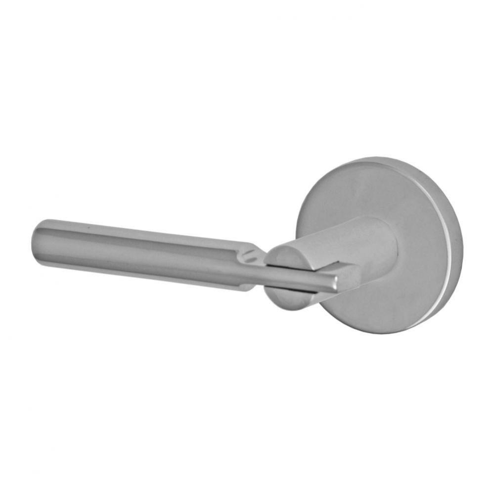 3040 - Stainless Steel Lever with Contemporary Rose Dummy Single in Polished Stainless Steel -