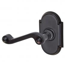 Fusion D-AE-E8-E-ORB-L - Ornate Lever with Tarvos Rose Dummy Single in Oil Rubbed Bronze - Left