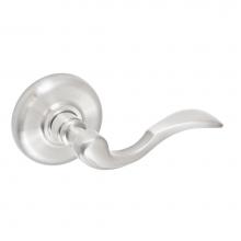 Fusion D-AF-B2-E-BRN-R - Paddle Lever with Radius  Rose Dummy Single in Brushed Nickel - Right