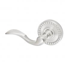 Fusion D-AF-B8-E-BRN-L - Paddle Lever with Rope Rose Dummy Single in Brushed Nickel - Left