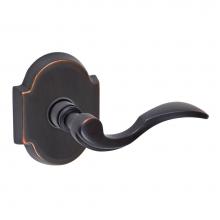 Fusion D-AF-E3-E-ORB-R - Paddle Lever with Beveled Scalloped Rose Dummy Single in Oil Rubbed Bronze - Right