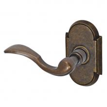 Fusion D-AF-E8-E-MDB-L - Paddle Lever with Tarvos Rose Dummy Single in Medium Bronze - Left