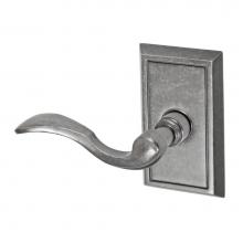 Fusion D-AF-S8-E-ATP-L - Paddle Lever with Shaker Rose Dummy Single in Antique Pewter - Left