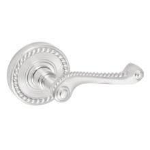 Fusion P-AG-B8-0-BRN-R - Rope Lever with Rope Rose Passage Set in Brushed Nickel - Right