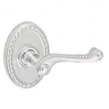 Fusion D-AG-B9-E-BRN-R - Rope Lever with Oval Rope Rose Dummy Single in Brushed Nickel - Right