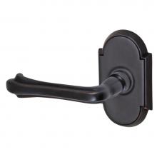 Fusion V-AH-E8-0-ORB-L - Claw Foot Lever with Tarvos Rose Privacy Set in Oil Rubbed Bronze - Left