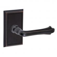 Fusion P-AH-S8-0-ORB-R - Claw Foot Lever with Shaker Rose Passage Set in Oil Rubbed Bronze - Right