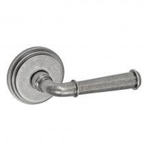 Fusion D-AN-B1-E-ATP-R - St Charles Lever with Stepped  Rose Dummy Single in Antique Pewter - Right