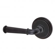 Fusion D-AN-B1-E-ORB-L - St Charles Lever with Stepped  Rose Dummy Single in Oil Rubbed Bronze - Left