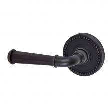 Fusion D-AN-B6-E-ORB-L - St Charles Lever with Beaded Rose Dummy Single in Oil Rubbed Bronze - Left