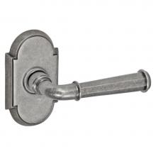 Fusion V-AN-E8-0-ATP-R - St Charles Lever with Tarvos Rose Privacy Set in Antique Pewter - Right
