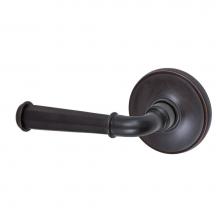 Fusion D-AN-F2-E-ORB-L - St Charles Lever with Cambridge Rose Dummy Single in Oil Rubbed Bronze - Left