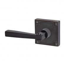 Fusion P-AQ-E4-0-ORB-L - Sonoma Lever with Sonoma Rose Passage Set in Oil Rubbed Bronze - Left