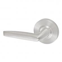 Fusion D-AT-A2-E-BRN-L - Empire Lever with Contemporary Rose Dummy Single in Brushed Nickel - Left