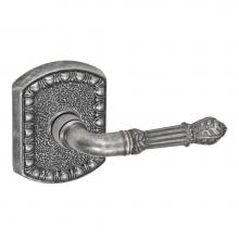 Fusion D-BD-F8-E-ATP-R - Venetian Lever with Olde World Rose Dummy Single in Antique Pewter - Right