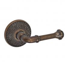 Fusion D-BE-S9-E-MDB-R - Tuscan Lever with Venice  Rose Dummy Single in Medium Bronze - Right