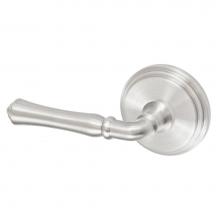 Fusion P-BH-B1-0-BRN-L - Cape Anne Lever with Stepped  Rose Passage Set in Brushed Nickel - Left