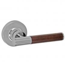 Fusion D-TL-A2-E-PLC-R - Samui Lever with Contemporary Rose Dummy Single in Polished Chrome - Right